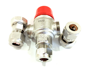 
                  
                    Load image into Gallery viewer, Reflex RTTV15 15mm 1/2&amp;quot; Tempering Mixing Valve Removable Inlet Outlet Cartridges 
                  
                