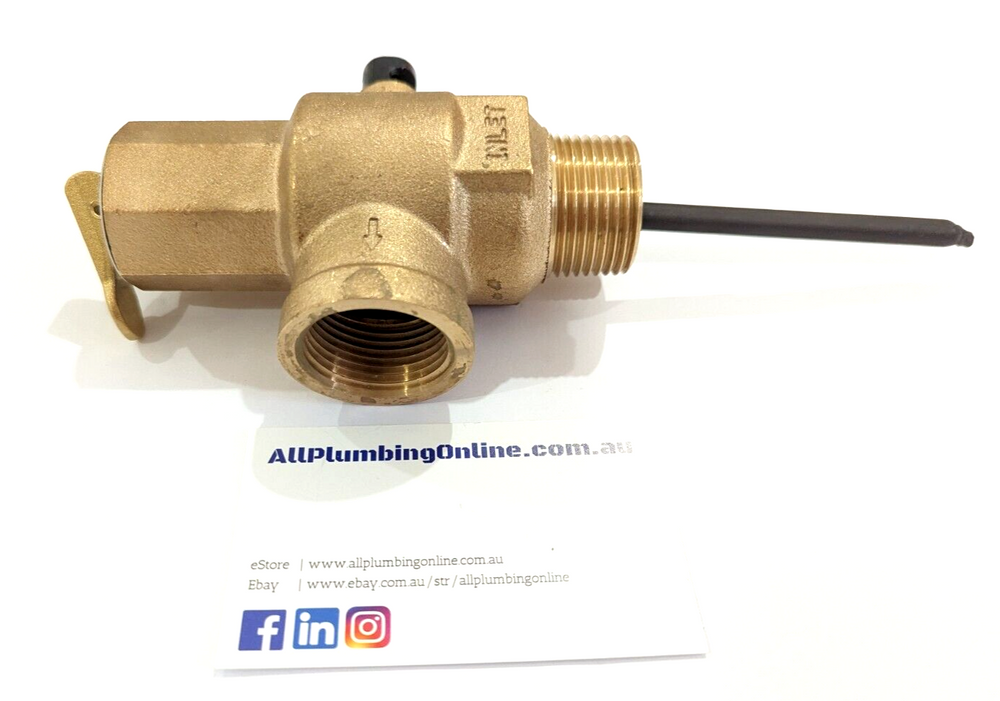 
                  
                    Load image into Gallery viewer, AVG PTR25/1000 25mm (1&amp;quot;) 1000kPa Commercial PTR Pressure Temperature Relief Valve Discharge Port
                  
                