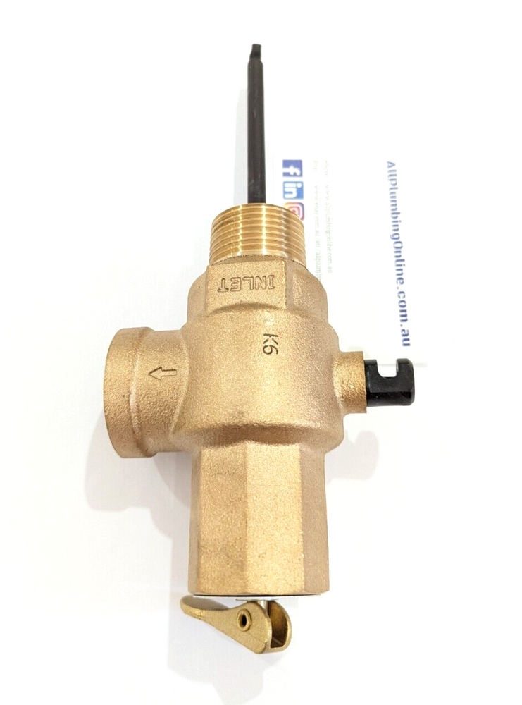 
                  
                    Load image into Gallery viewer, AVG PTR25/1000 25mm (1&amp;quot;) 1000kPa Commercial PTR Pressure Temperature Relief Valve Valve Body
                  
                