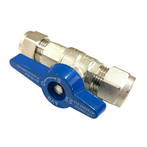 
                  
                    Load image into Gallery viewer, AVG BV15C 15mm 1/2&amp;quot; Ball Valve Blue Butterfly Handle
                  
                