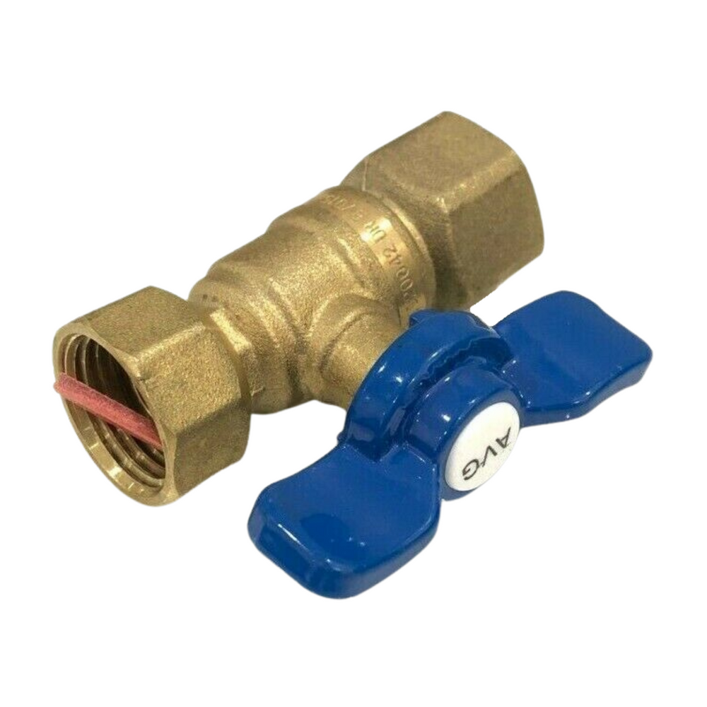 
                  
                    Load image into Gallery viewer, AVG BVQ15B-15F Watermarked 15mm 1/2&amp;quot; Swivel Loose Nut Ball Valve
                  
                