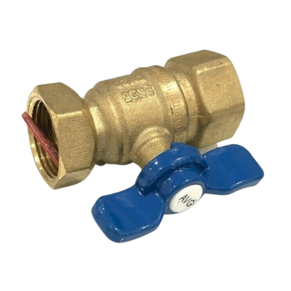 
                  
                    Load image into Gallery viewer, AVG BVQ20B-20F Watermarked 20mm 3/4&amp;quot; Swivel Loose Nut Ball Valve
                  
                