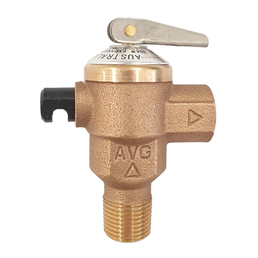 
                  
                    Load image into Gallery viewer, AVG ECV15/600 15mm 1/2&amp;quot; 600kPa ECV Expansion Control Valve Side View
                  
                