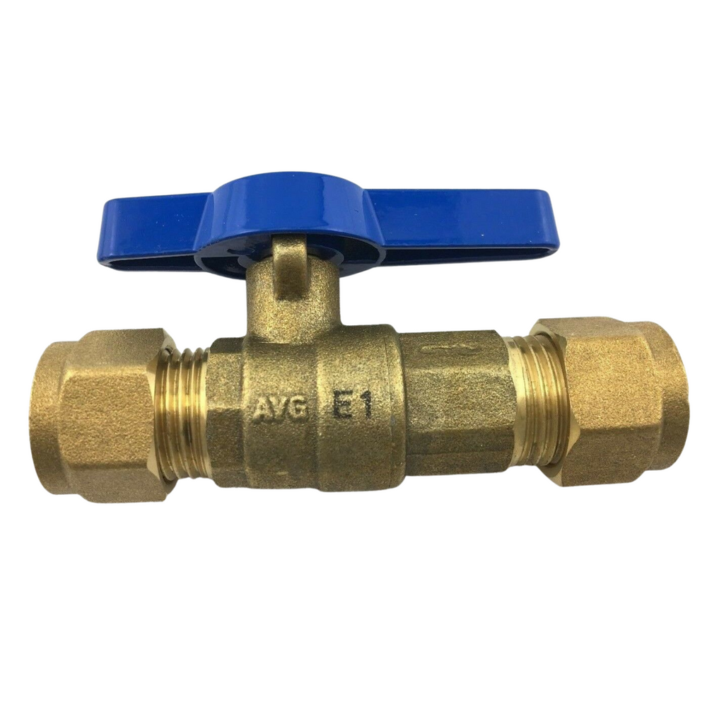 
                  
                    Load image into Gallery viewer, AVG Non Return Isolation Duo Valve NRIBV-15C 15mm 1/2&amp;quot; Compression Fitting
                  
                