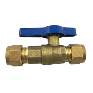 
                  
                    Load image into Gallery viewer, AVG Non Return Isolation Duo Valve NRIBV-15C 15mm 1/2&amp;quot; Compression Fitting
                  
                