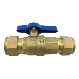 
                  
                    Load image into Gallery viewer, AVG Non Return Isolation Duo Valve NRIBV-20C 20mm 3/4&amp;quot; Compression Fitting
                  
                