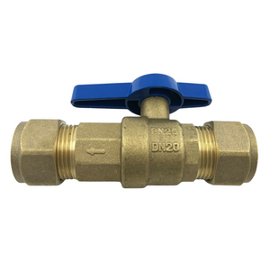 
                  
                    Load image into Gallery viewer, AVG Non Return Isolation Duo Valve NRIBV-20C 20mm 3/4&amp;quot; Compression Fitting
                  
                