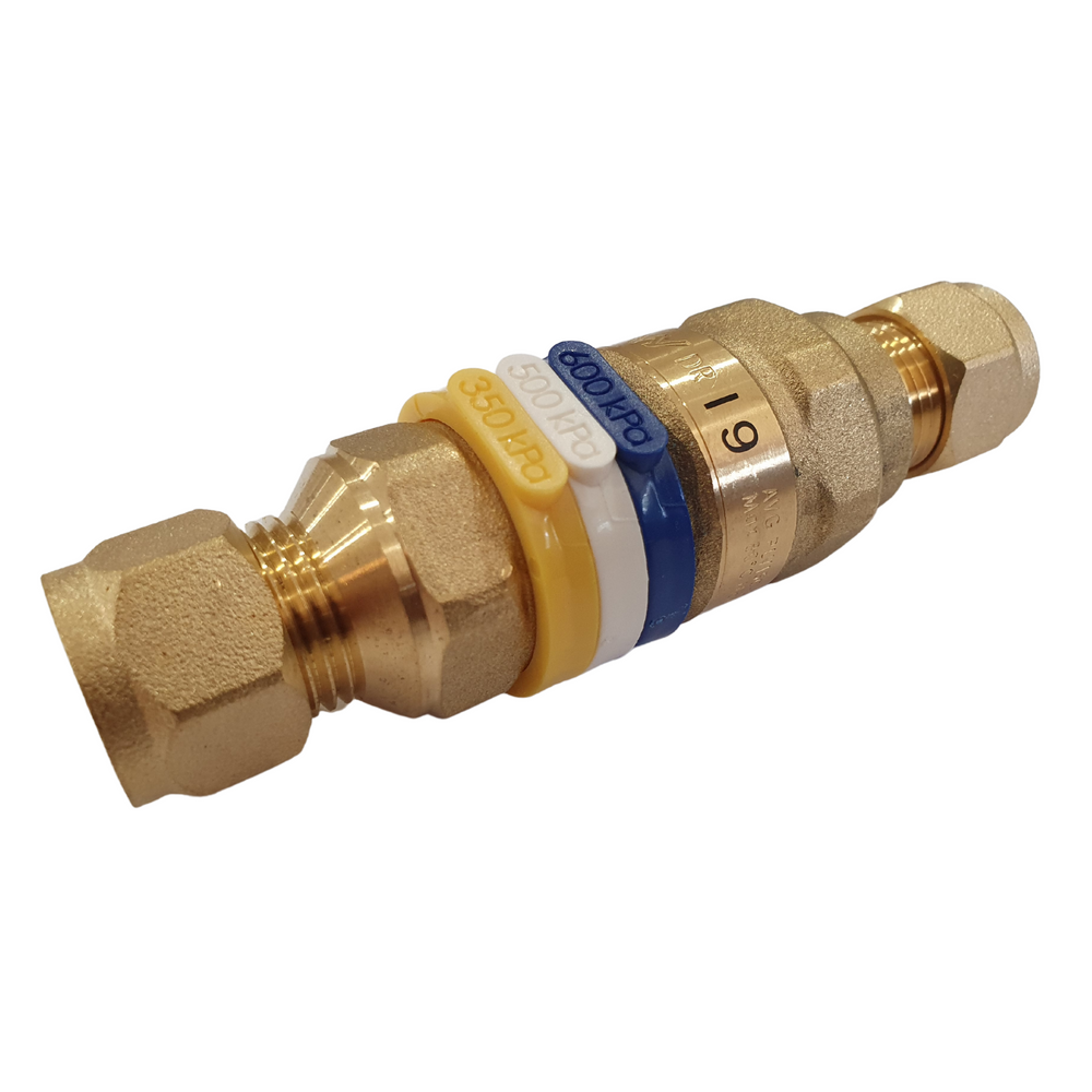 
                  
                    Load image into Gallery viewer, AVG PLV15C-Triset 350/500/600kPa Pressure Limiting Valve 15mm 1/2&amp;quot; Compression
                  
                