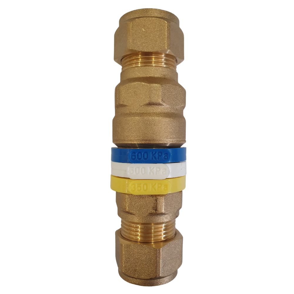 
                  
                    Load image into Gallery viewer, AVG PLV20C-Triset 350, 500, 600kPa Pressure Limiting Valve 20mm 3/4&amp;quot; Compression
                  
                