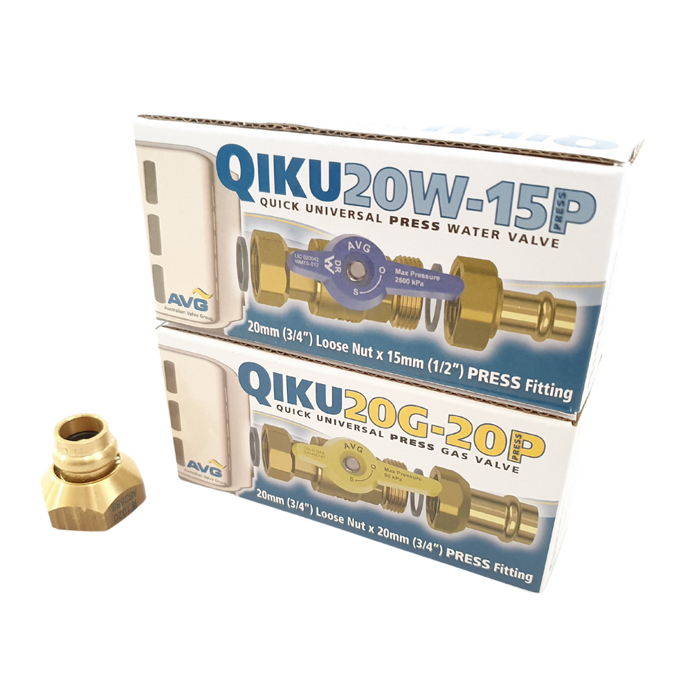 
                  
                    Load image into Gallery viewer, AVG QIKP-2 Quickie Universal Press Continuous Flow Kit for Instantaneous Gas
                  
                