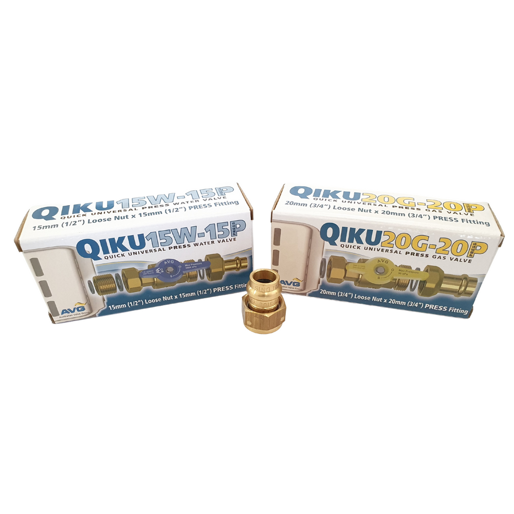 
                  
                    Load image into Gallery viewer, AVG QIKP-3 Quickie Universal Press Continuous Flow Kit for Instantaneous Gas
                  
                