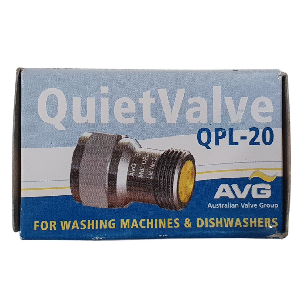 
                  
                    Load image into Gallery viewer, AVG QPL-20 Noise Reduction Quiet Valve 20mm 3/4&amp;quot; for Washing Machine/Dish Washer
                  
                