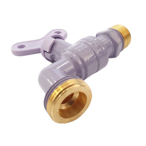 
                  
                    Load image into Gallery viewer, AVG RWHTBV-15 15mm (1/2&amp;quot;) Recycled Water Lilac Hose Tap Ball Valve Anti Vandal
                  
                