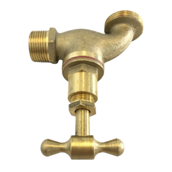 
                  
                    Load image into Gallery viewer, AW Metforge TH103 Watermark 20mm 3/4&amp;quot; MI Rough Brass Gland Packed Hose Tap
                  
                