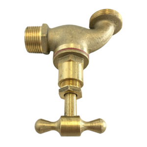 
                  
                    Load image into Gallery viewer, AW Metforge TH103 Watermark 20mm 3/4&amp;quot; MI Rough Brass Gland Packed Hose Tap
                  
                