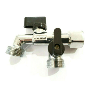 
                  
                    Load image into Gallery viewer, AW Metforge TH78 &amp;amp; TH78CP 15mm x 15mm x 20mm Dual Outlet Brass Hose Tap
                  
                