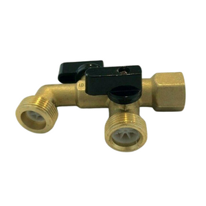 
                  
                    Load image into Gallery viewer, AW Metforge TH78 &amp;amp; TH78CP 15mm x 15mm x 20mm Dual Outlet Brass Hose Tap
                  
                