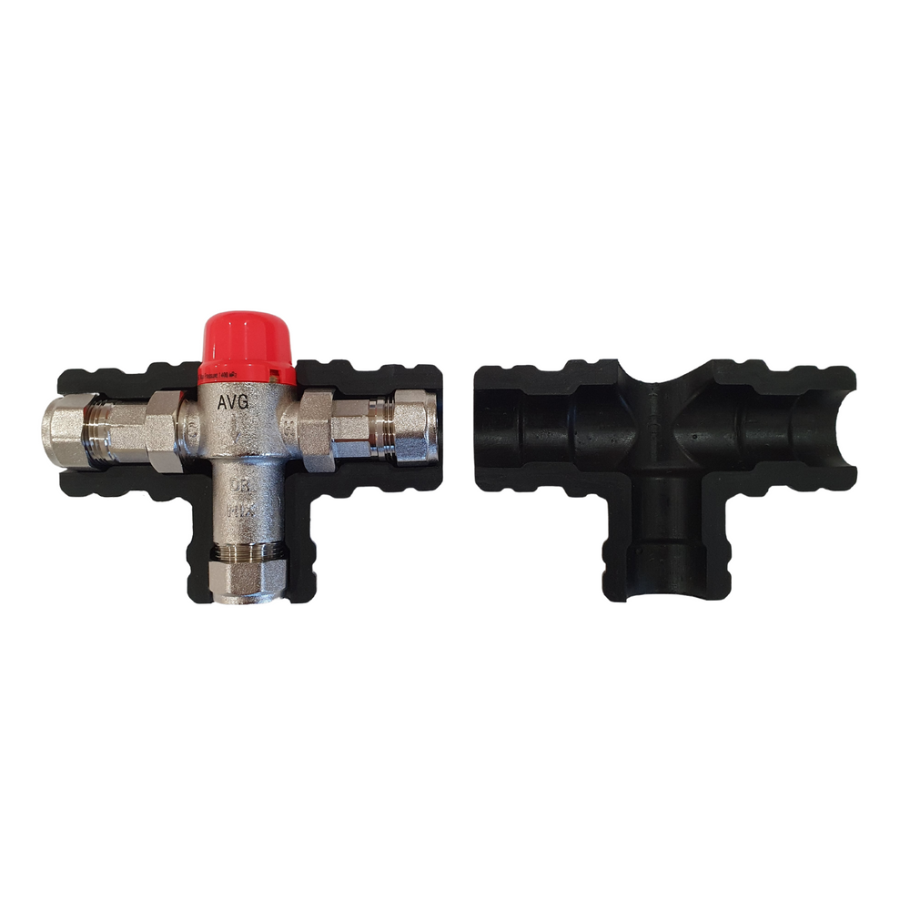 
                  
                    Load image into Gallery viewer, AVG TCV20C-i 20mm 3/4&amp;quot; Temperature Control Valve with Insulation Jacket
                  
                